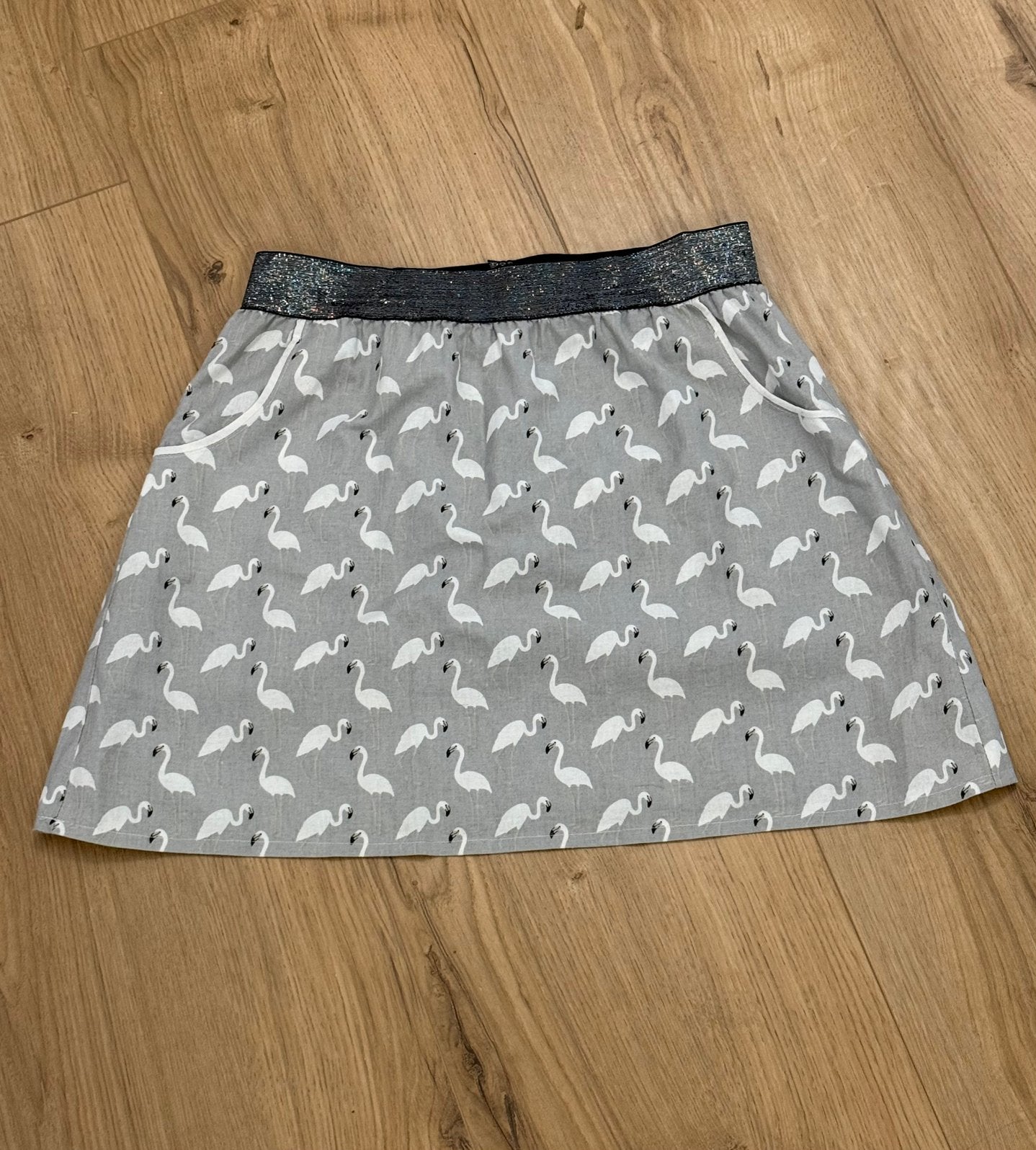 Jupe avec oiseaux, Enlèvement ou Envoi, Comme neuf, Fille, Robe ou Jupe