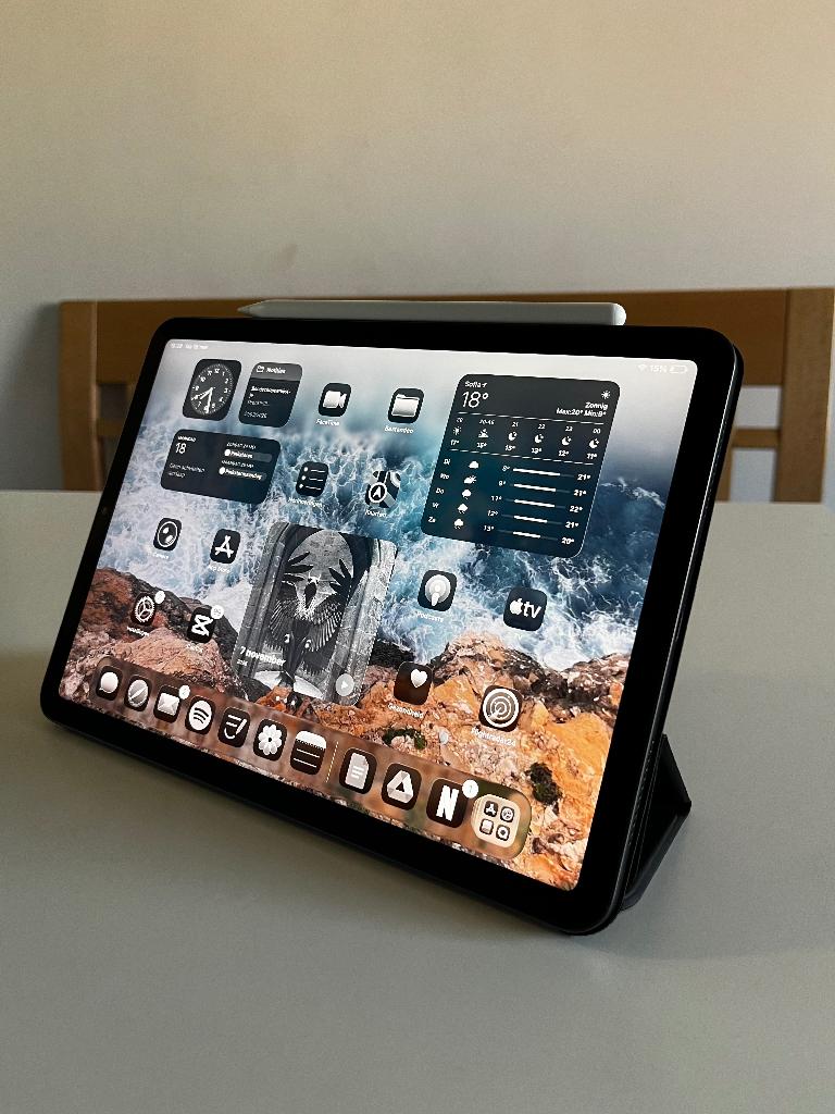 Ipad air (5e generatie) - 256gb + Apple pencil, Informatique & Logiciels, Apple iPad Tablettes, 11 pouces, Apple iPad Air, Enlèvement