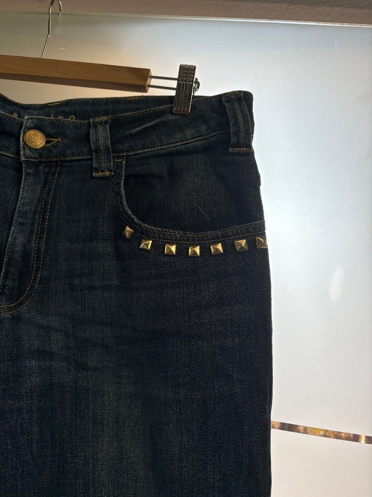 Jeans cloutés Sandro, Vêtements | Hommes, Jeans, Comme neuf, W32 (confection 46) ou plus petit, Bleu, Enlèvement ou Envoi