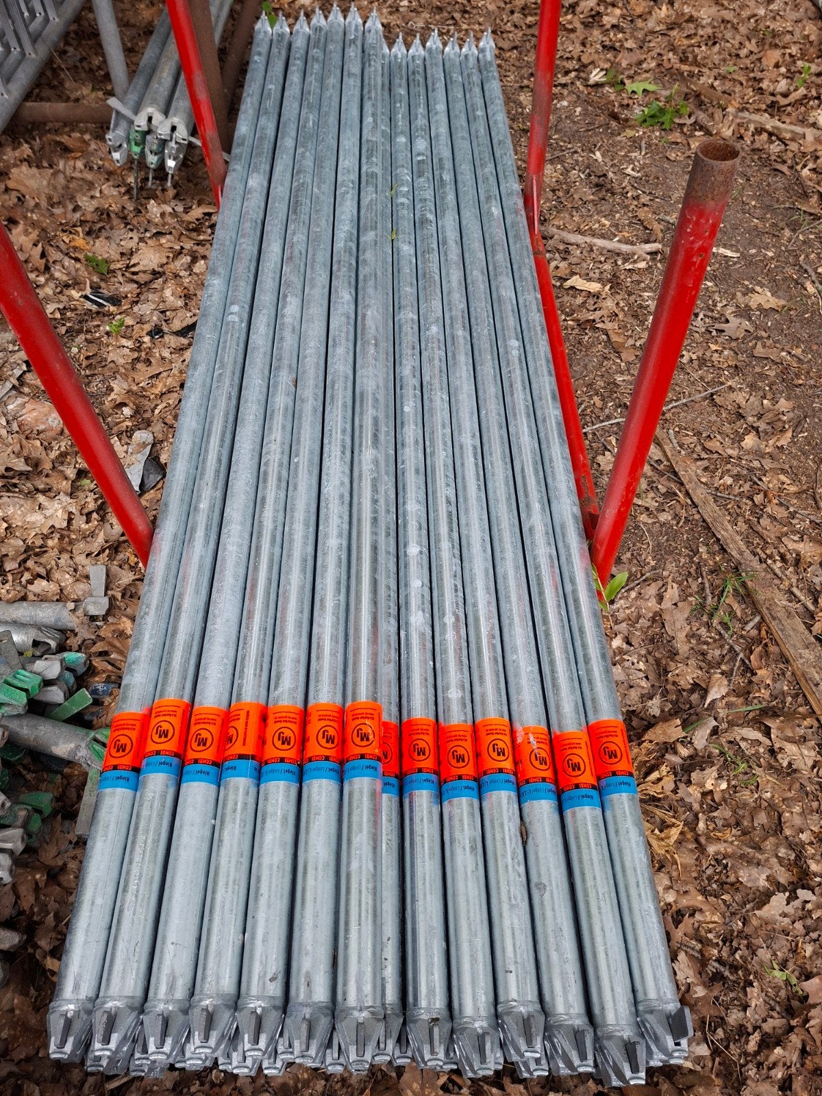 Steiger onderdelen compatibel met layher, Doe-het-zelf en Bouw, Steigers, Nieuw, Gevelsteiger, 2 tot 5 meter, Ophalen