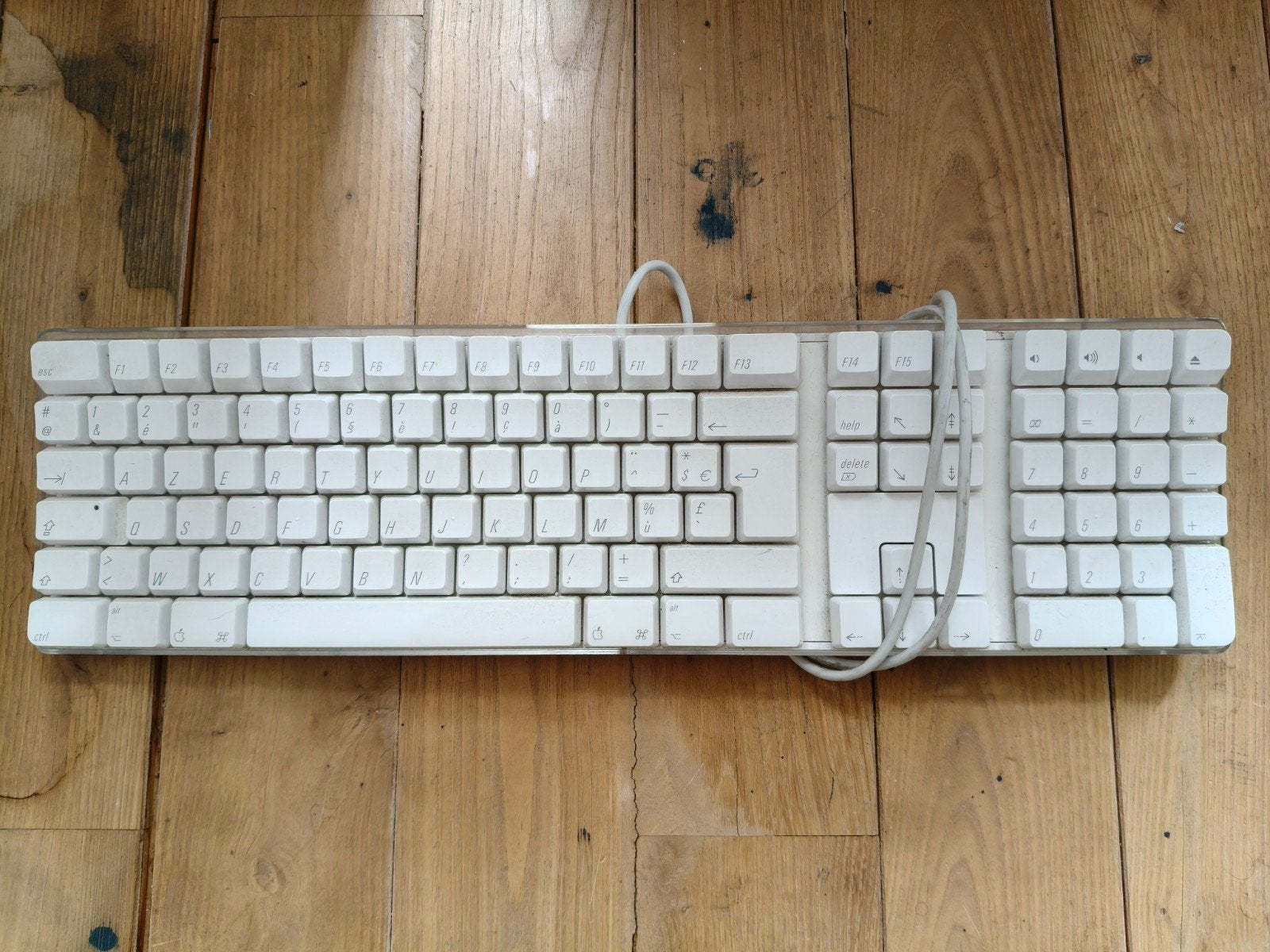 Apple toetsenbord keyboard mechanisch, Multimediatoetsen, Azerty, Ophalen of Verzenden, Zo goed als nieuw