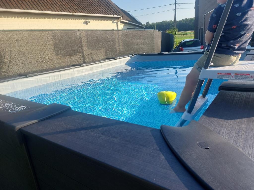 Intex graphite panel met warmtepomp 5kW, Ophalen, Filter