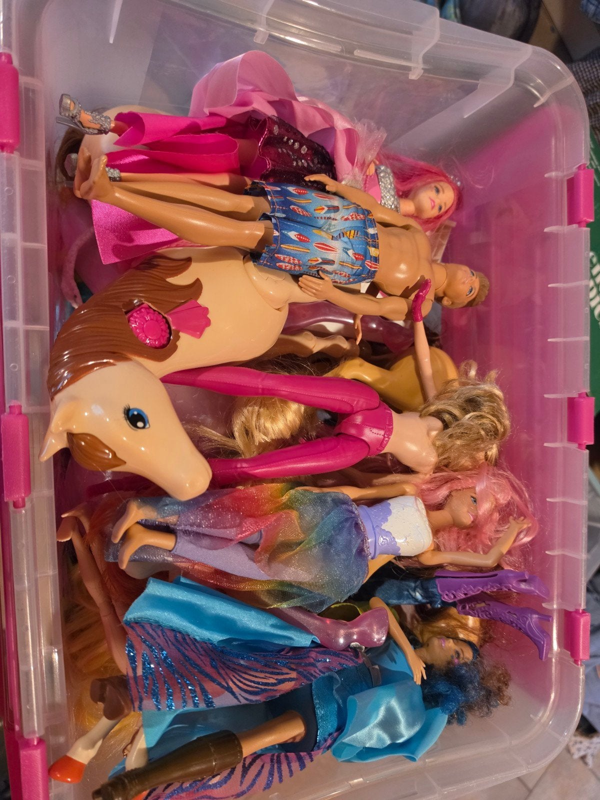 Bak vol Barbie, Ophalen, Barbie