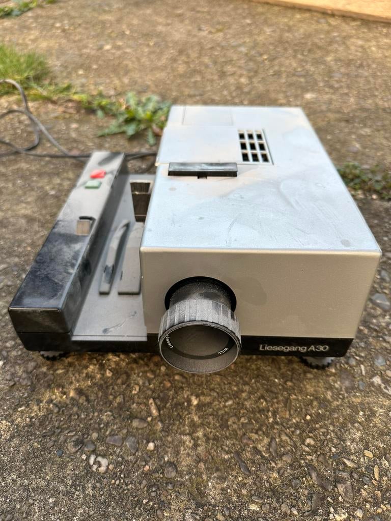 Diaprojector, Ophalen, Gebruikt