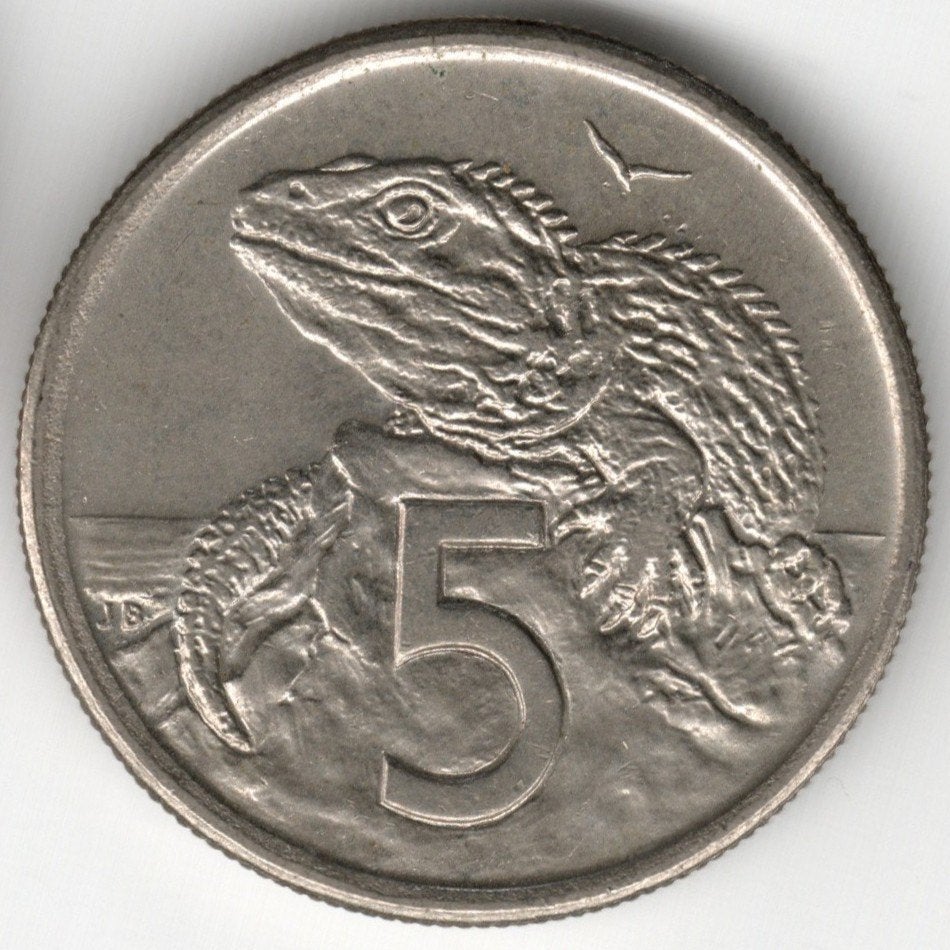 Nouvelle-Zélande : 5 Cents 1982 KM #34 .1 Ref 16743, Timbres & Monnaies, Monnaies | Océanie, Enlèvement ou Envoi, Monnaie en vrac