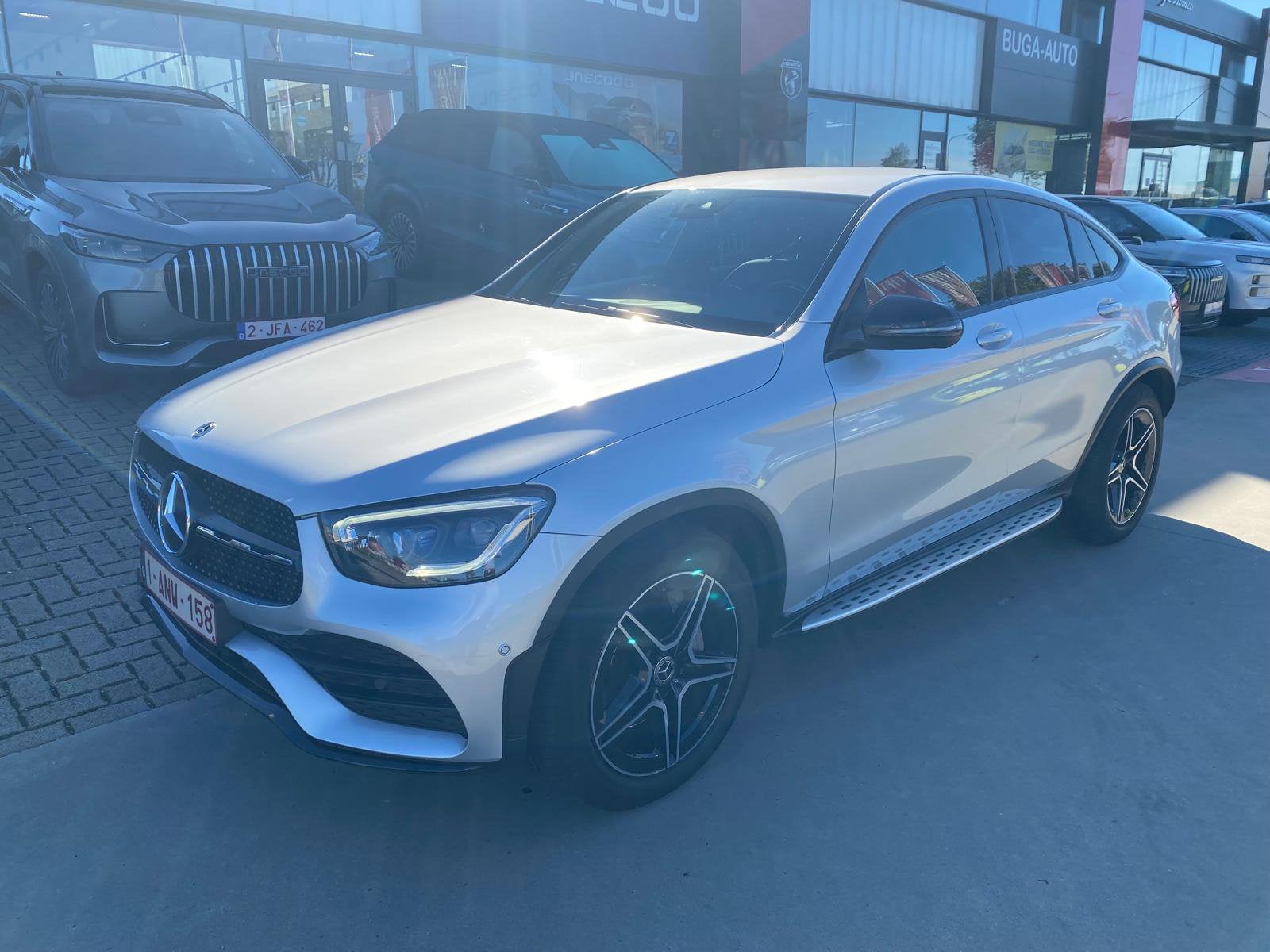 Mercedes GLC coupé 220, Auto's, Automaat, Dealer onderhouden, 143 kW, Leder en Stof