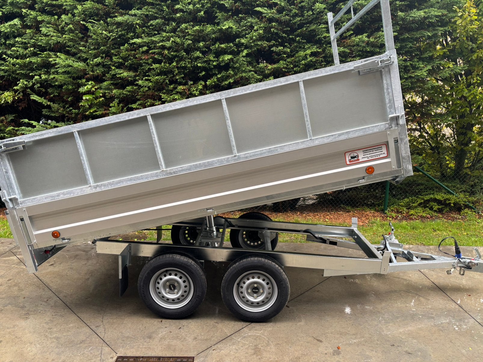 Kipper aanhangwagen + galva opbouw, Auto diversen, Ophalen, Nieuw