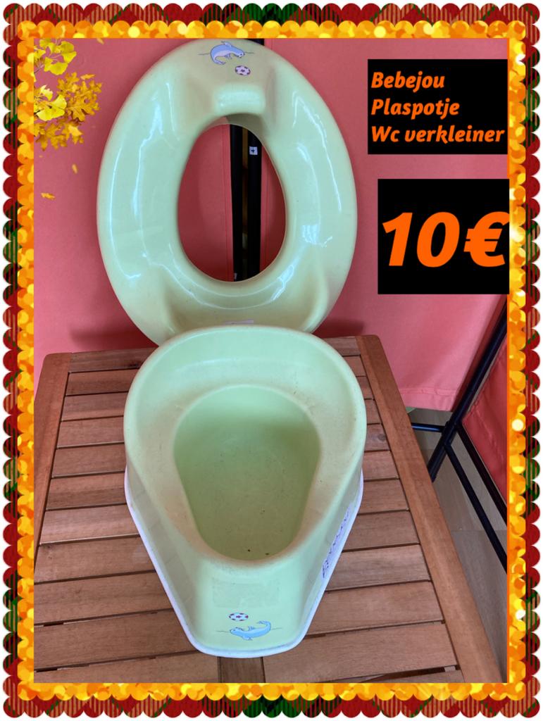 Plaspotje + wc verkleiner.Bebejou, Ophalen of Verzenden, Zo goed als nieuw