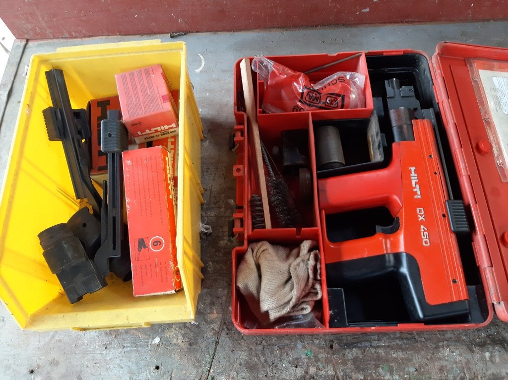 Beton schiethamer Hilti, Ophalen, Gebruikt