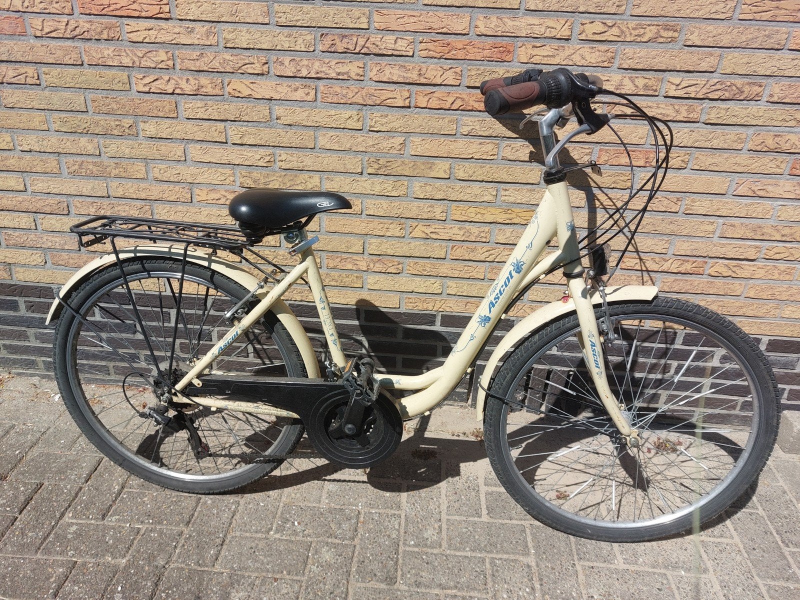 meisjes kinderfiets, Fietsen en Brommers, Fietsen | Kinderfietsjes, Ophalen, 20 inch of meer, Gebruikt, Velgrem