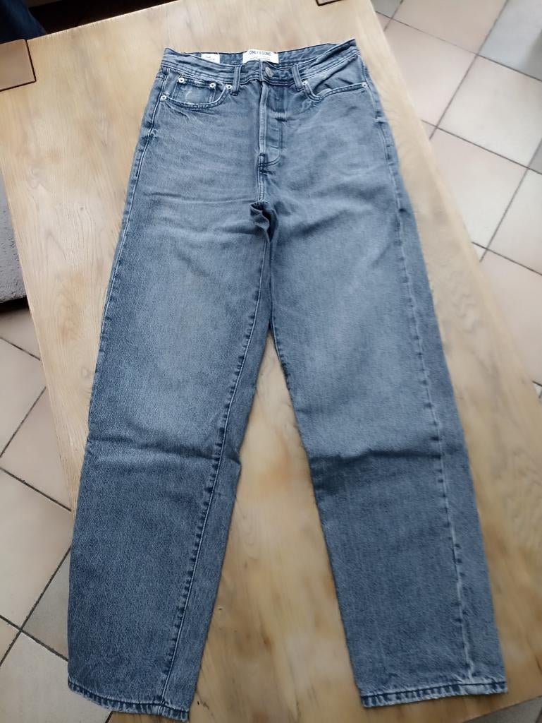 Jeans Only & Sons (fade loose) taille 28/34, Kleding | Heren, Spijkerbroeken en Jeans, Jack&Jones , Only&sons, Blauw, W32 (confectie 46) of kleiner