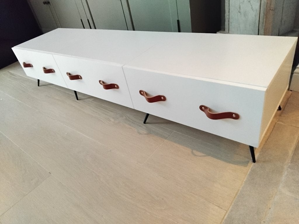 tv meubel + salontafel zo goed als nieuw, Enlèvement, Comme neuf