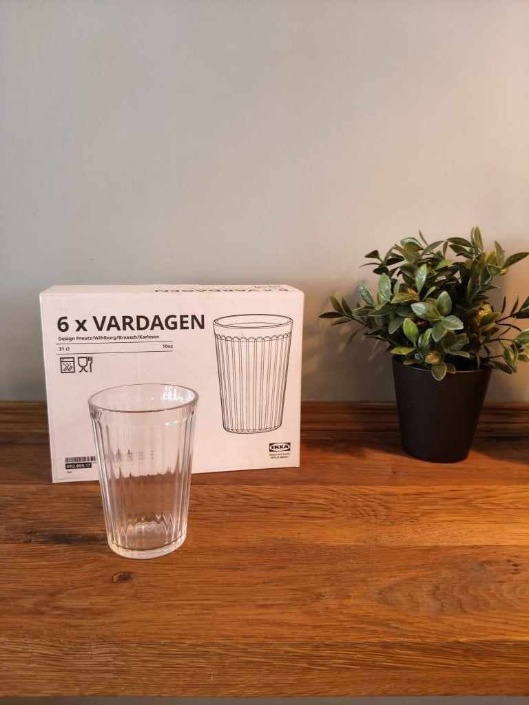 Waterglazen Ikea, Ophalen of Verzenden, Zo goed als nieuw, Waterglas