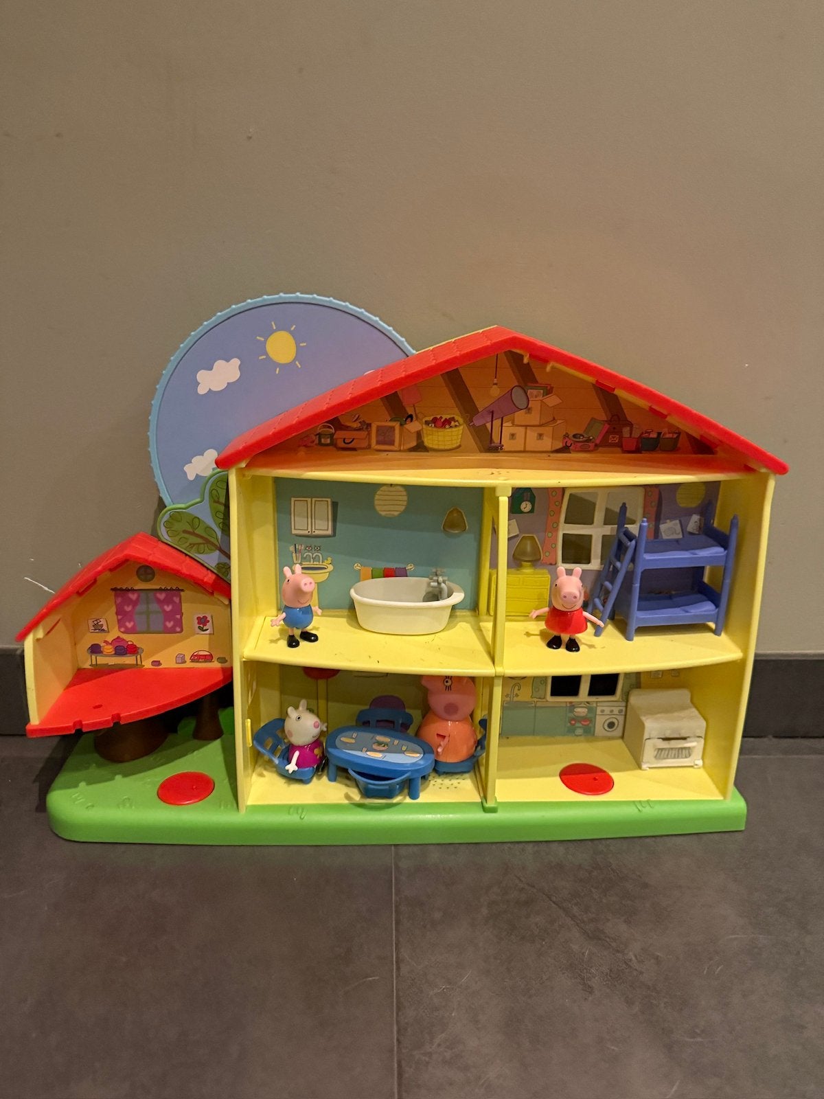 Peppa pig huis, Ophalen, Zo goed als nieuw, Accessoires