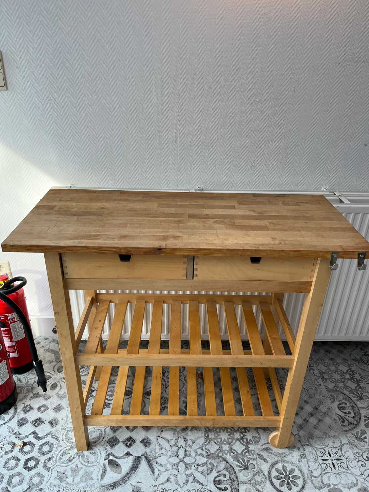 Houten bijtafel, Ophalen, Zo goed als nieuw