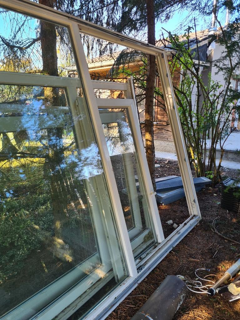 raam, Doe-het-zelf en Bouw, Ophalen, Gebruikt, Gevelraam of Ruit, Dubbelglas