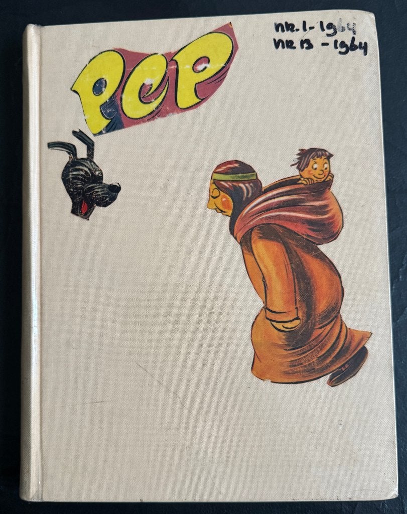 Verzamelalbum PEP 1964 (Kuifje en Micky Mouse), Eén stripboek, Ophalen of Verzenden, Gelezen
