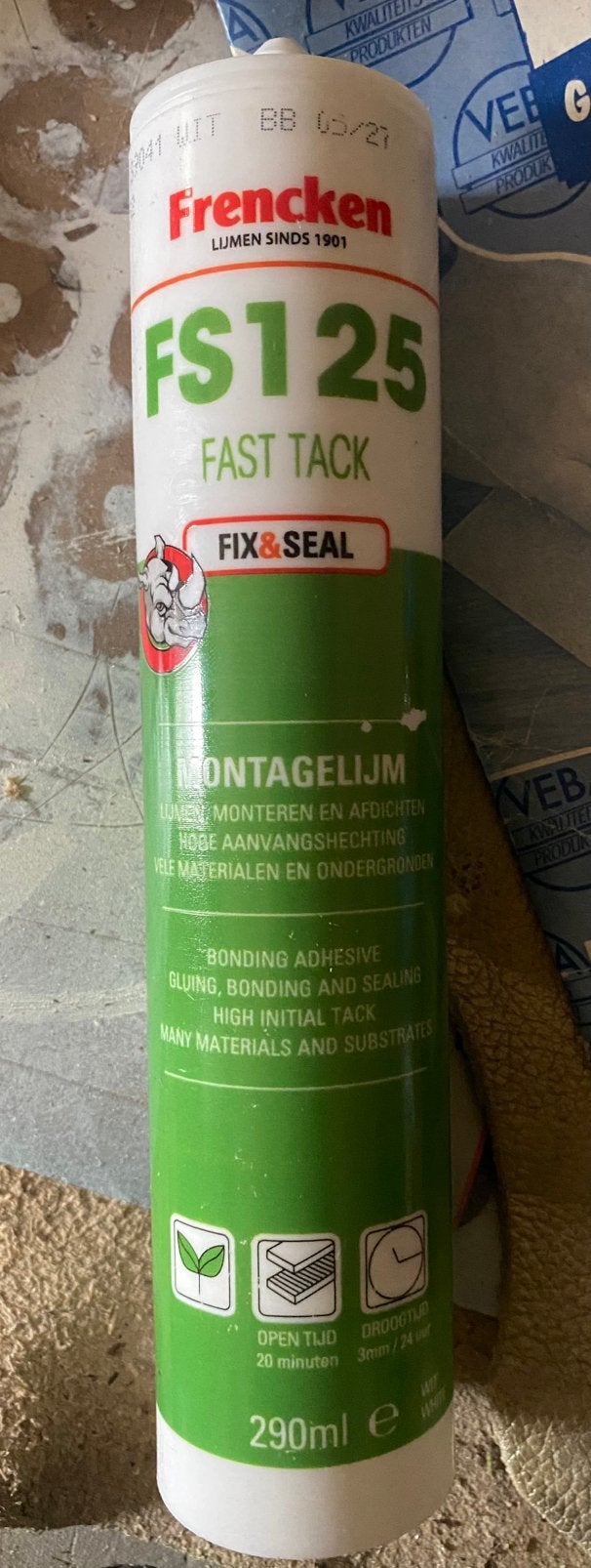 Montage kit , montage lijm , plinten kit, Ophalen of Verzenden, Nieuw
