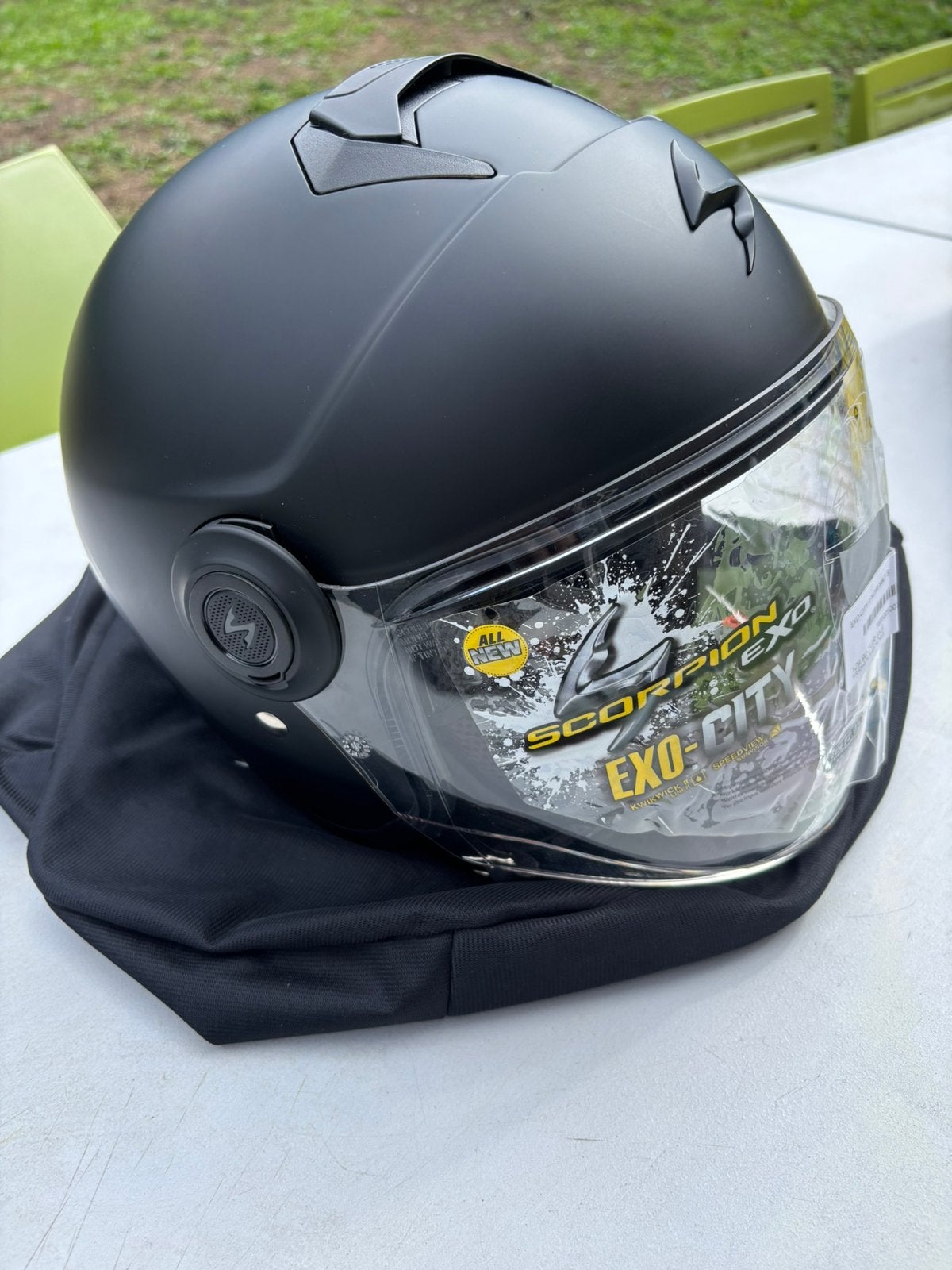 Casque scorpion exo-city matte, Enlèvement ou Envoi, Neuf, sans ticket, S, Femmes