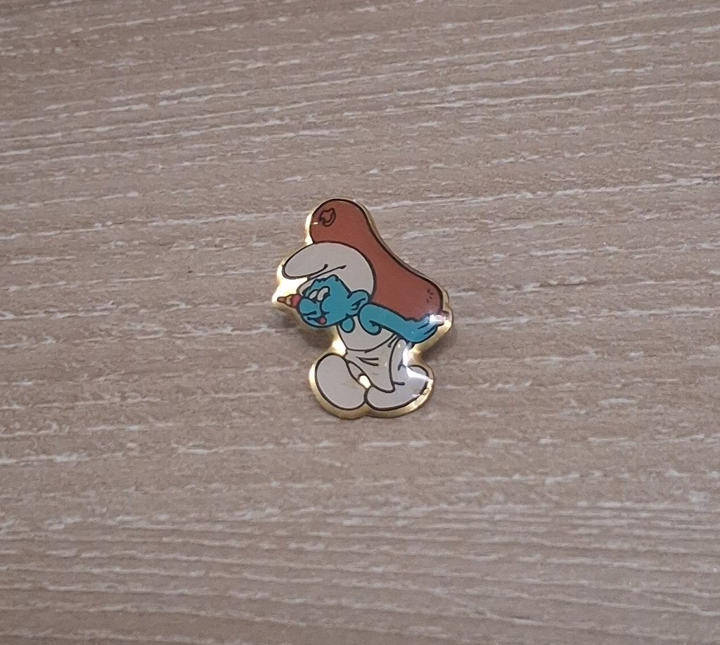PIN - SMURF - DE SMURFEN - SCHTROUMPF - LES SCHTROUMPFS, Collections, Envoi, Utilisé, Figurine, Insigne ou Pin's