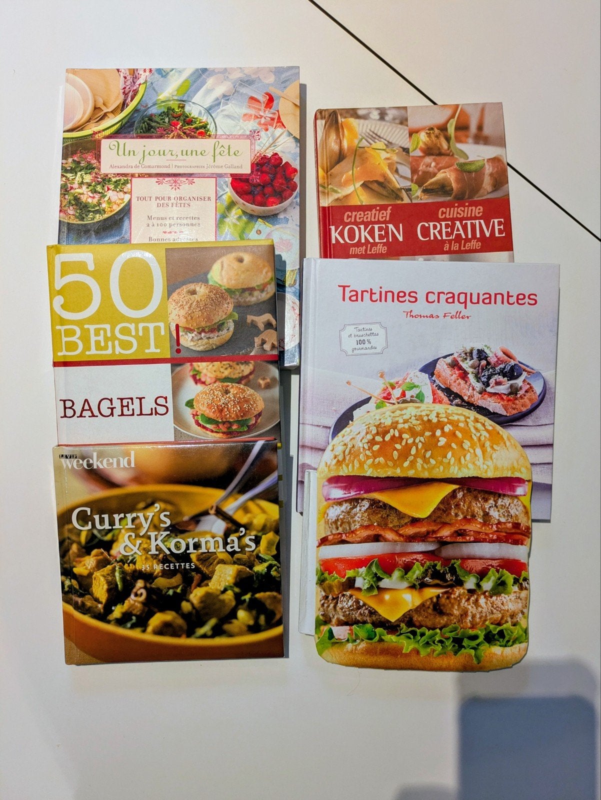 lot de 6 livres de cuisine, Enlèvement ou Envoi