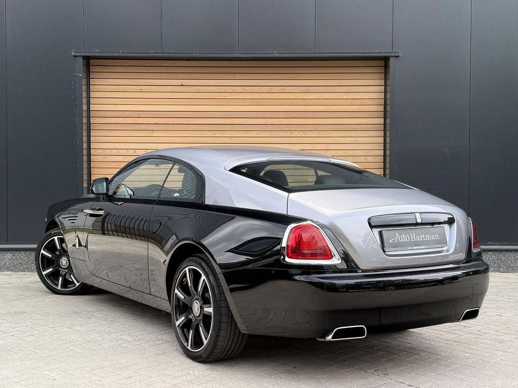Rolls-Royce Wraith 6.6 V12 TWO-TONE|STARROOF|STOELVENTILATIE, Auto's, Automaat, Zwart, 327 g/km, Zwart