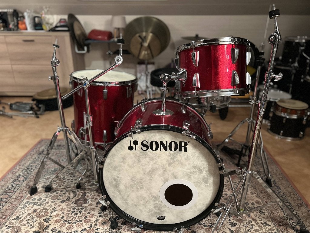 Vintage Sonor Drumset, Muziek en Instrumenten, Drumstellen en Slagwerk, Gebruikt, Sonor, Ophalen