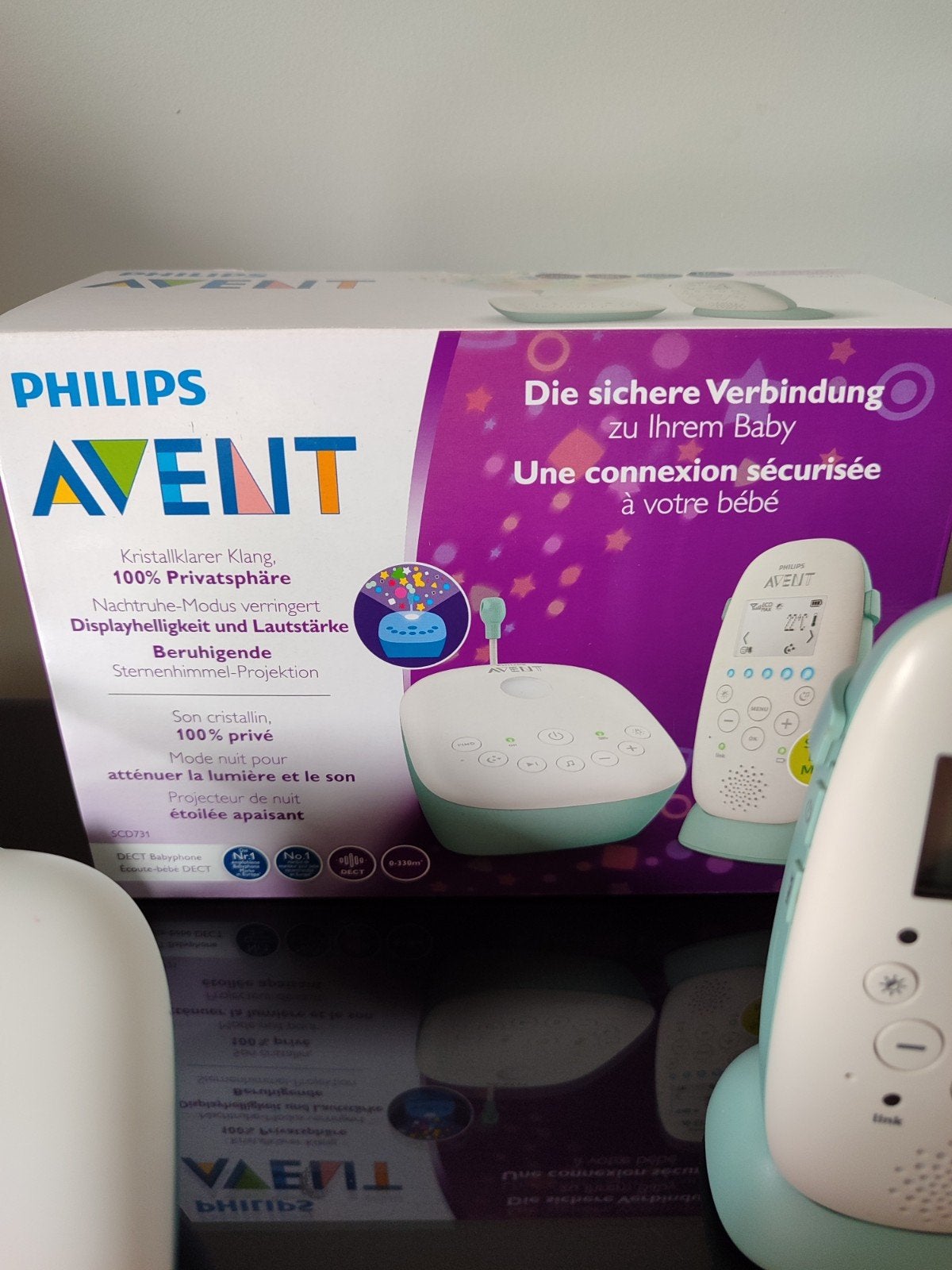 Babyphone Philips Avent, Enlèvement, Utilisé, 250 mètres ou plus, Fonction Répondeur