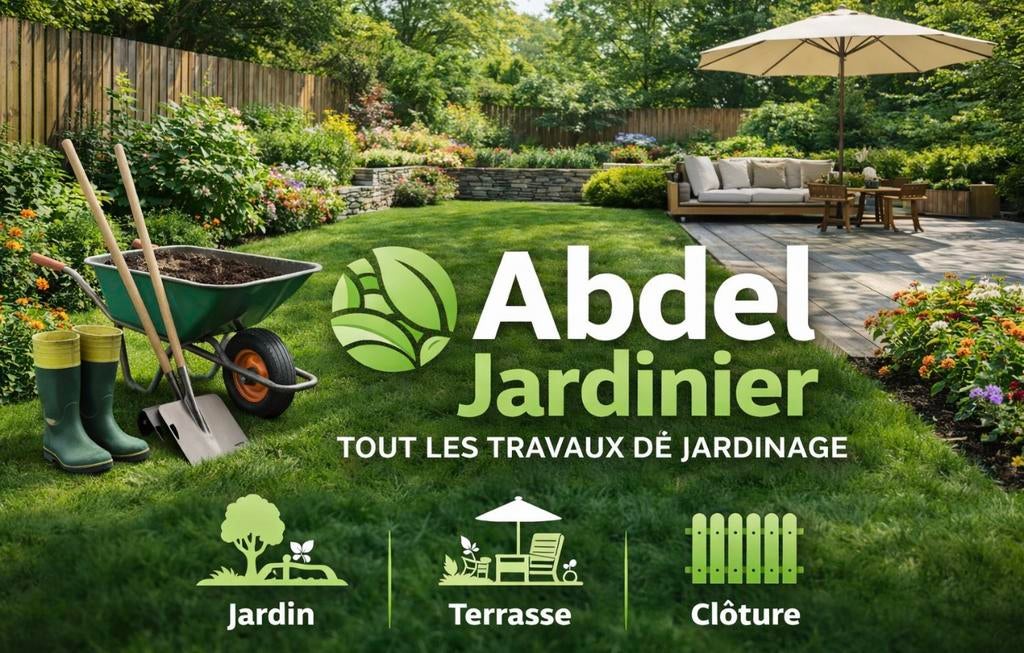 Jardinier disponible – Travail propre et rapide, Enlèvement ou Envoi, Neuf