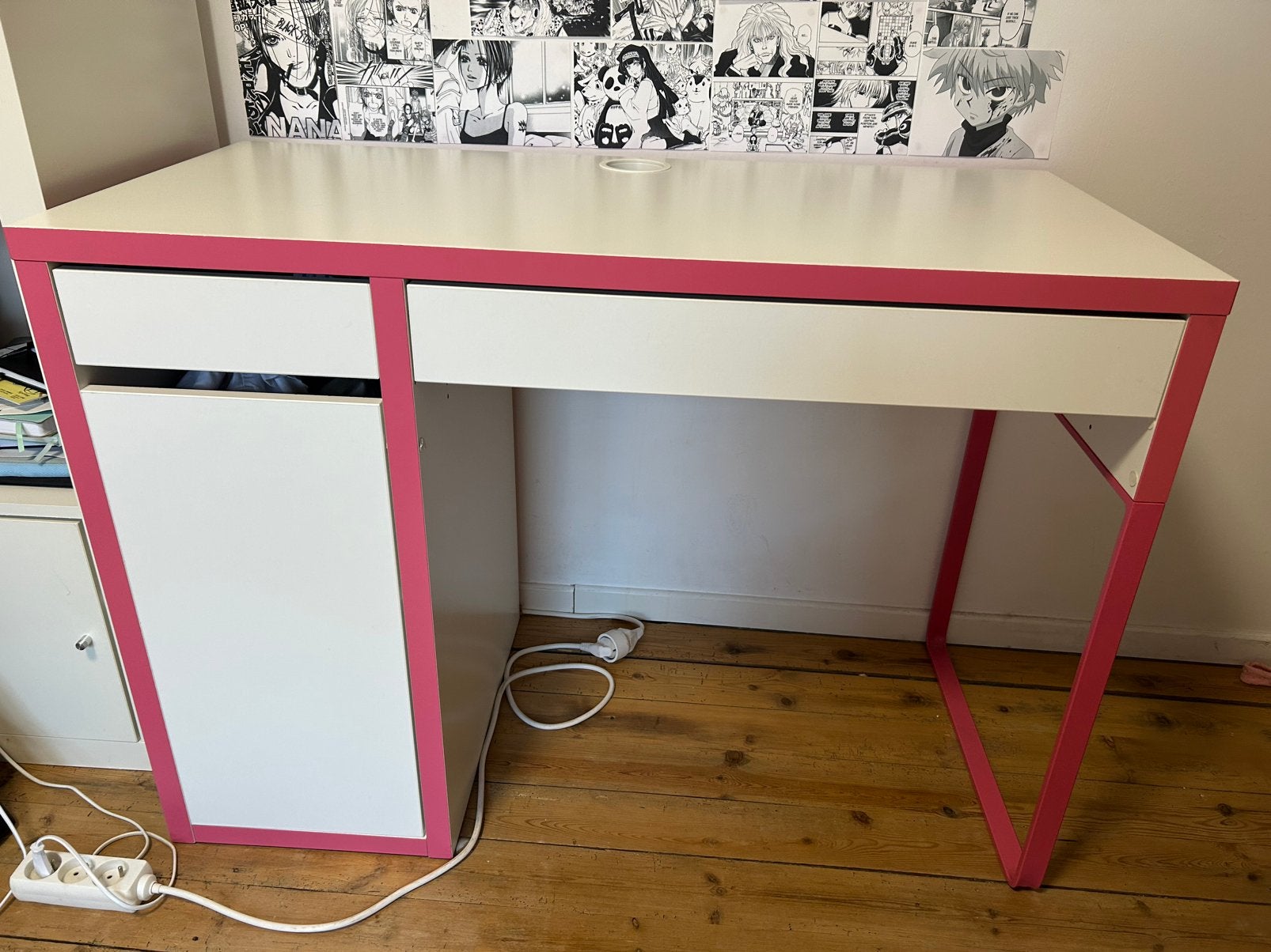 Bureau Ikea, Maison & Meubles, 105 cm, 50 cm, Avec tiroirs, Comme neuf