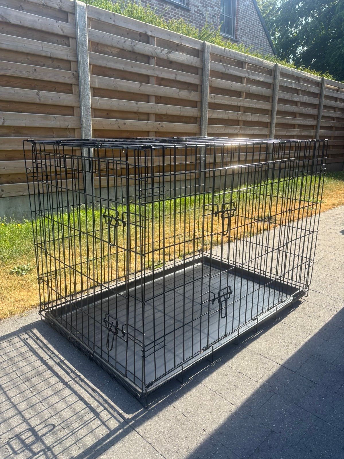 Hondenbench xxl zwart in nette staat - 107x71x79, Dieren en Toebehoren, Ophalen, Zo goed als nieuw, 75 tot 110 cm, 65 tot 100 cm