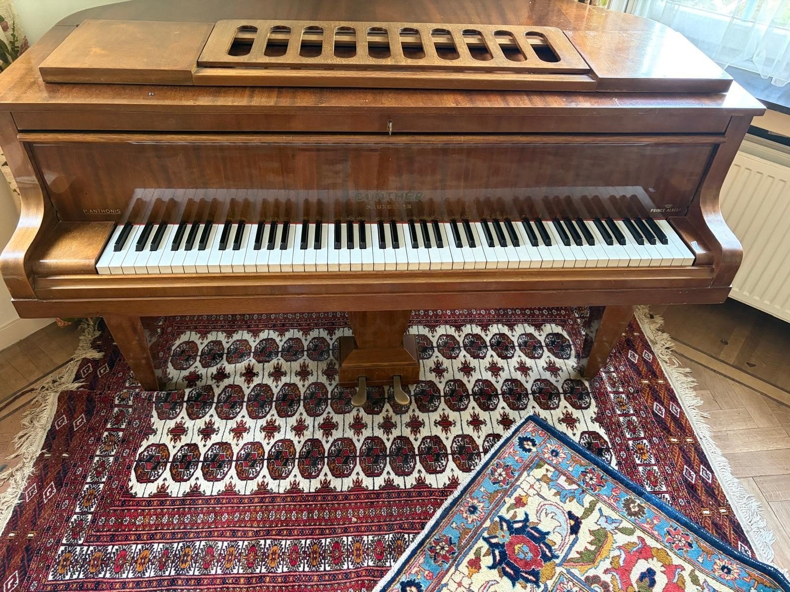 Piano 1/4 vleugel J. Günther, Ophalen, Piano