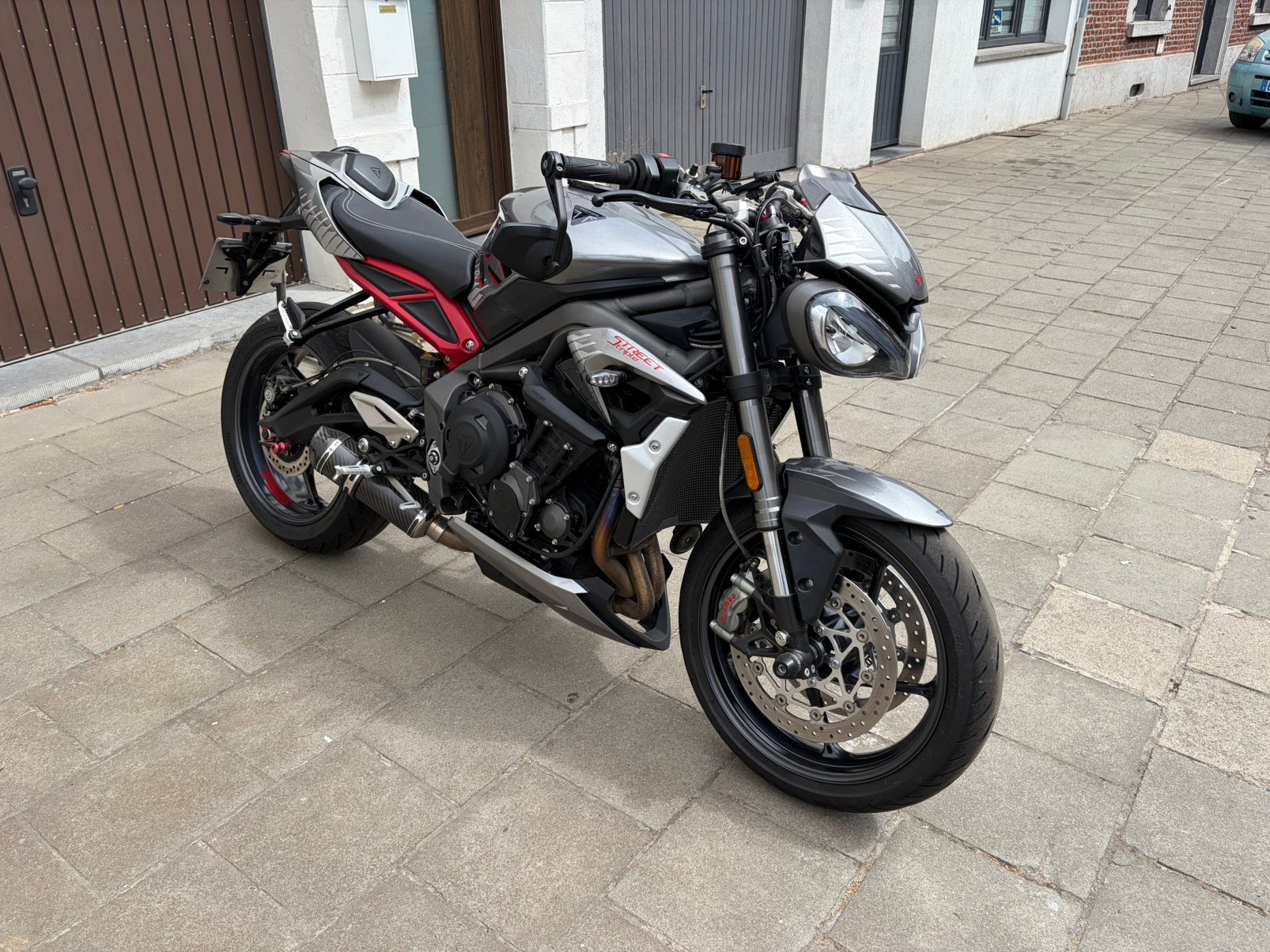 Triumph Street triple RS 2021, Motoren, Motoren | Triumph, Occasion, Motorrijbewijs A, 3 cilinders, 765 cc