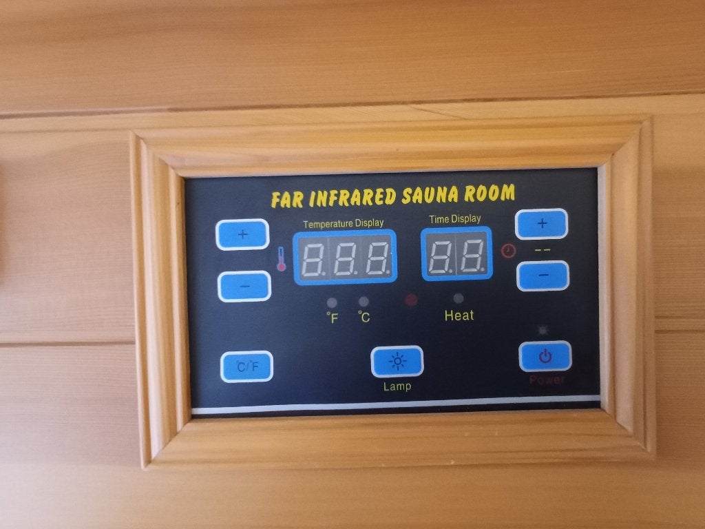Infraroodsauna SANAS 4SL  4 personen (keramische stralers), Ophalen, Zo goed als nieuw, Infrarood, Complete sauna