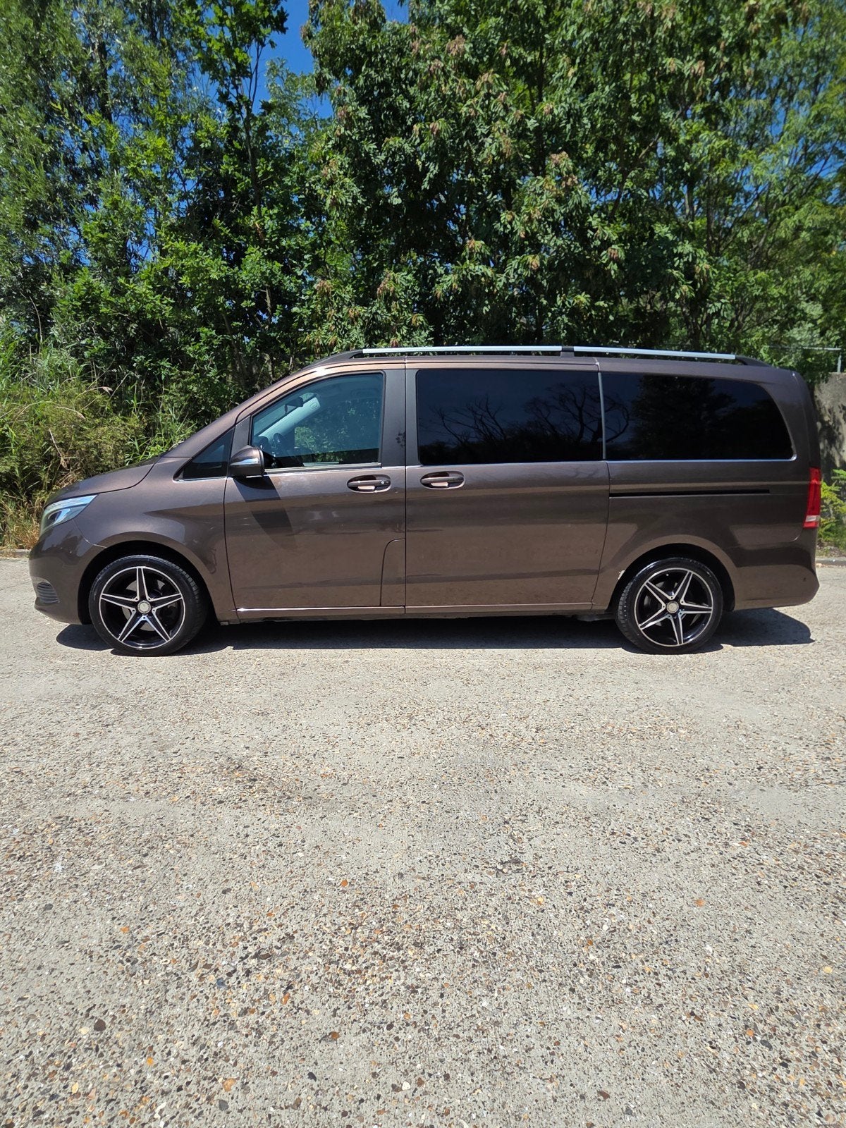 Mercedes V250d 2016 – 8 Plaatsen-automaat, Auto's, Bestelwagens en Lichte vracht, Automaat, Bluetooth, Diesel, Particulier