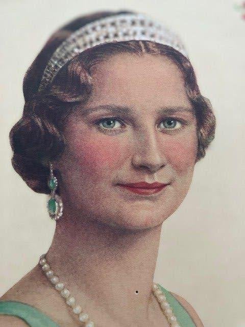 STATIEPORTRET KONINGIN ASTRID  CHOCOLADE JACQUES JAREN 30, Ophalen of Verzenden, Kaart, Foto of Prent