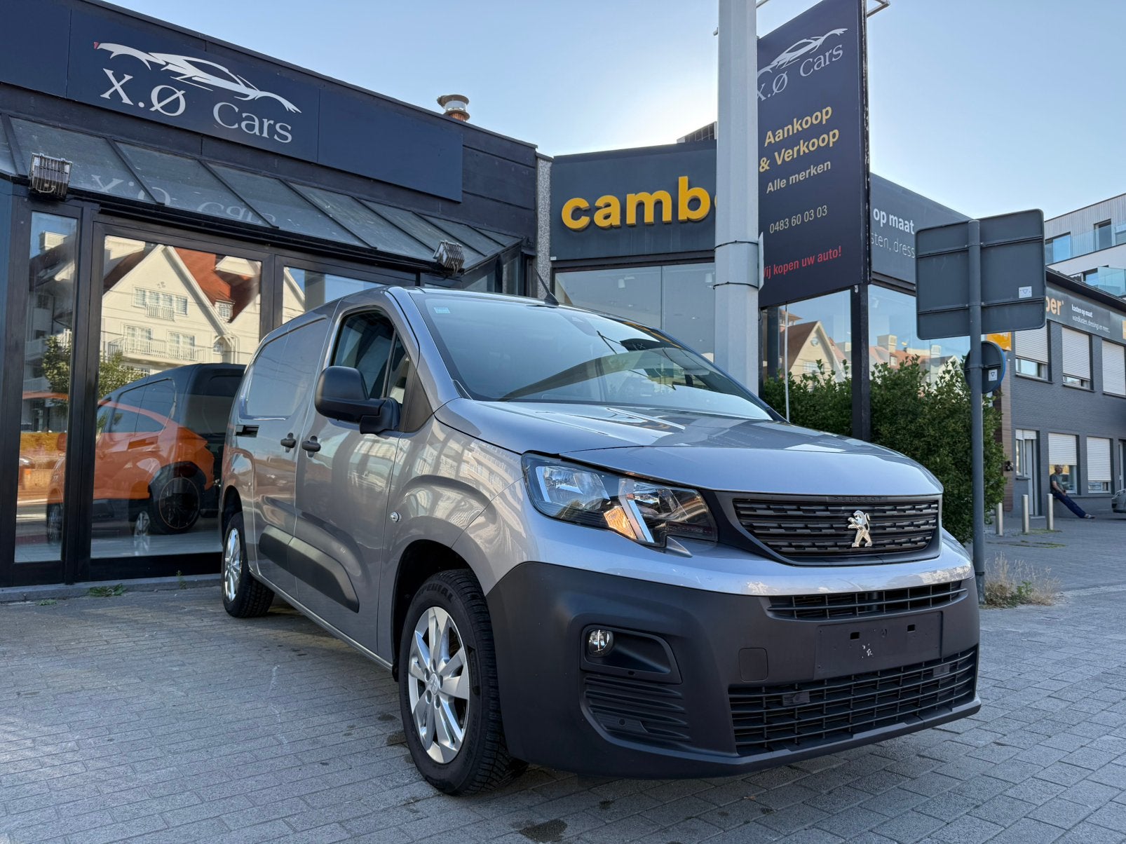 Peugeot Partner | Automaat | Benzine | 55.534Km | 2021 | Btw, Auto's, Stof, 1199 cc, Zilver of Grijs, 3 deurs