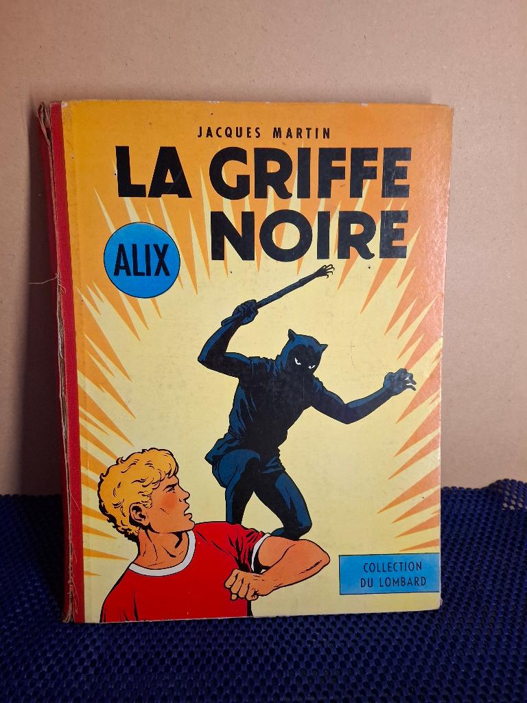 ALIX – La Griffe Noire EO 1959 Lombard MARTIN TOILE LOMBARD, Une BD, Enlèvement, Jacques Martin, Utilisé