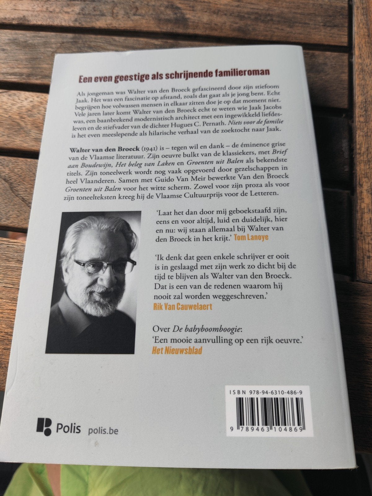 Niets voor de familie, Enlèvement ou Envoi, Neuf, Walter van den Broeck