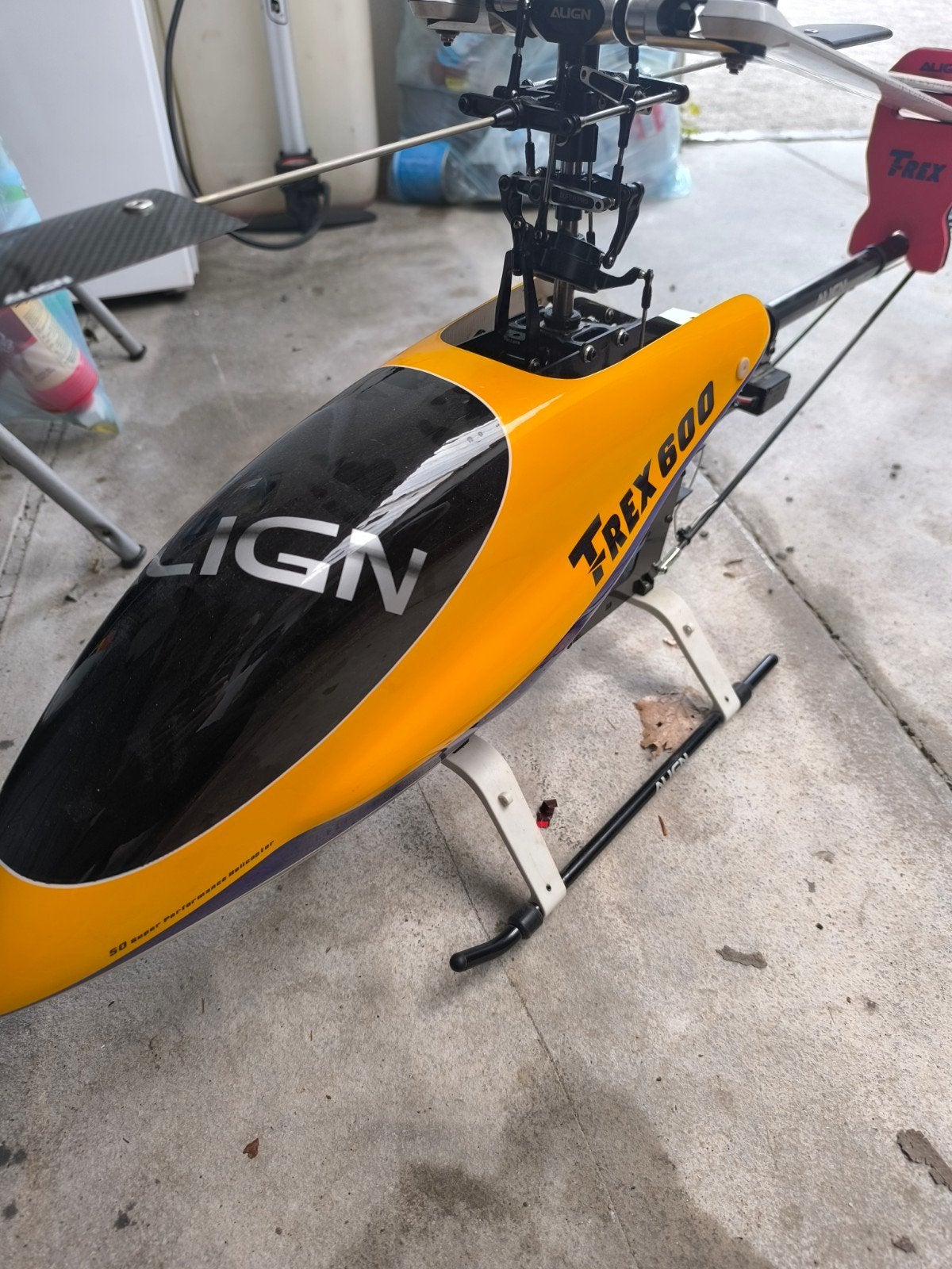 Trex 600, Enlèvement