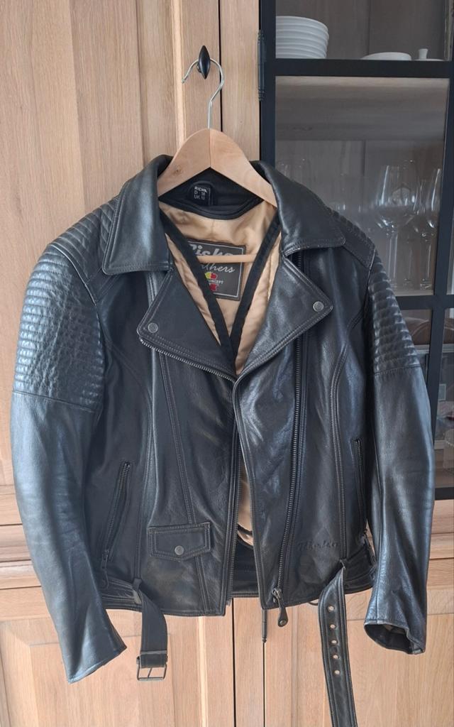 Lederen vest "RICHA" dames. Maat 38 nieuwstaat, Motoren, Ophalen, Dames