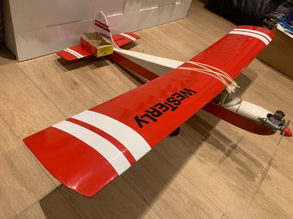 Avion vintage RC Svenson Westerly, Enlèvement, Utilisé, Nitro
