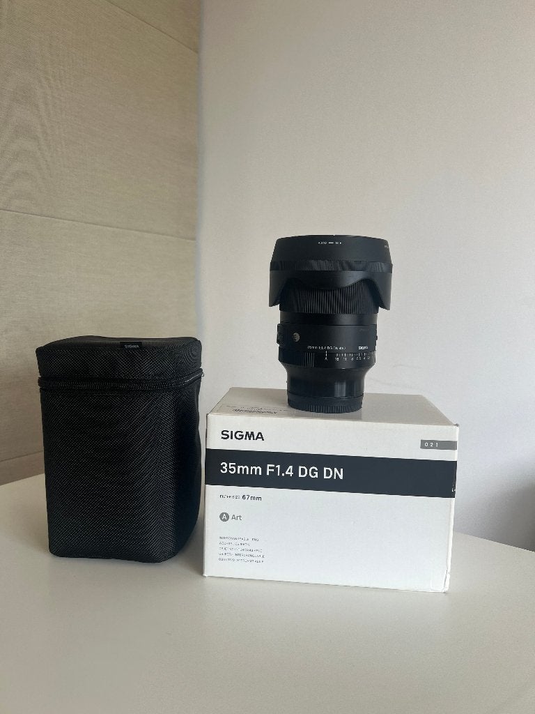 Sigma 35mm f/1.4 DG DN Art voor Sony E-mount, TV, Hi-fi & Vidéo, Photo | Lentilles & Objectifs, Sigma, Monture Sony E, 35 mm, Lentille standard