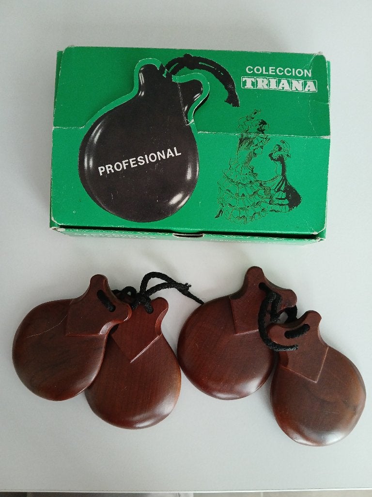 Paar professionele Spaanse castagnetten, Ophalen of Verzenden, Nieuw, Melodische percussie