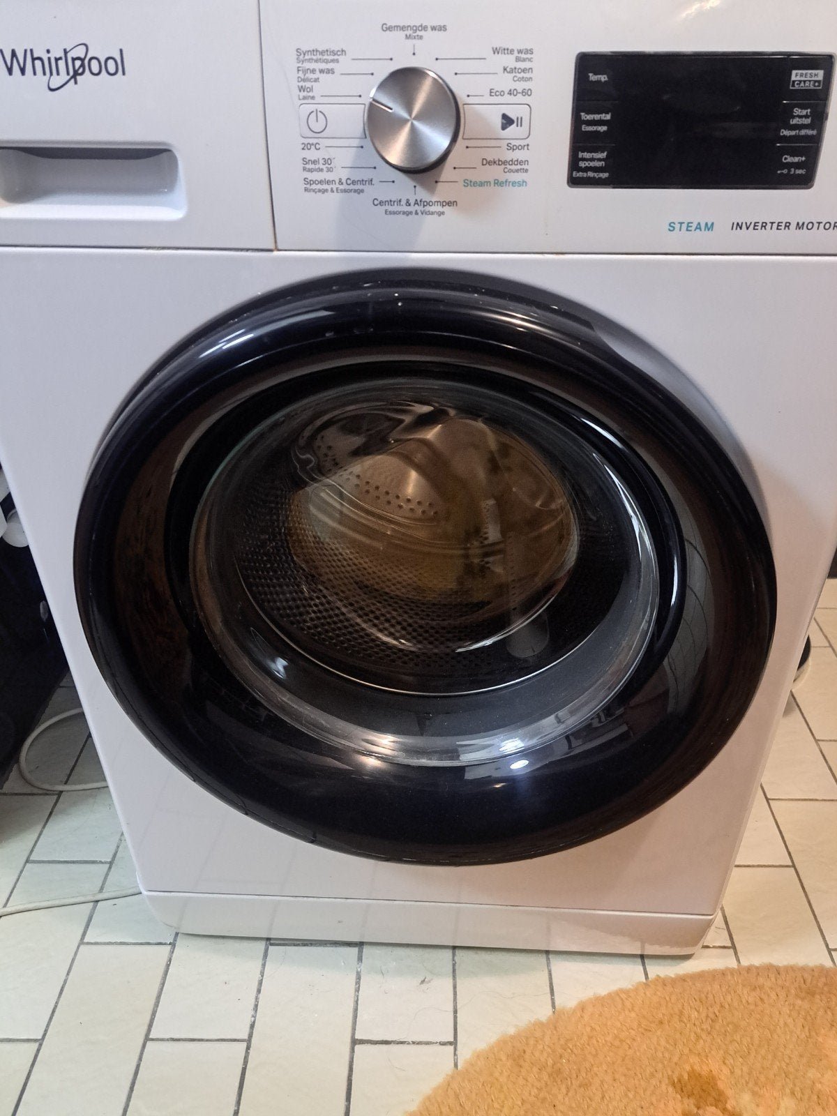 wasmachien, Elektronische apparatuur, Bovenlader, Ophalen of Verzenden, Zo goed als nieuw, Energieklasse A of zuiniger