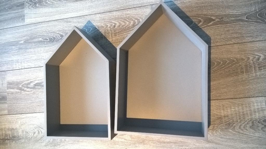 2 wandplanken in de vorm van een huis, Ophalen of Verzenden, Nieuw