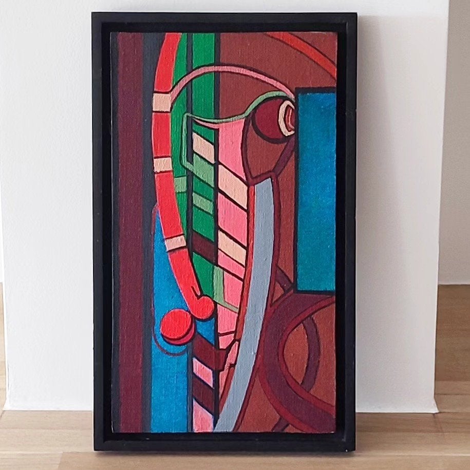 Petite peinture de Roland Lavianne. Faire offre., Antiquités & Art, Art | Peinture | Moderne
