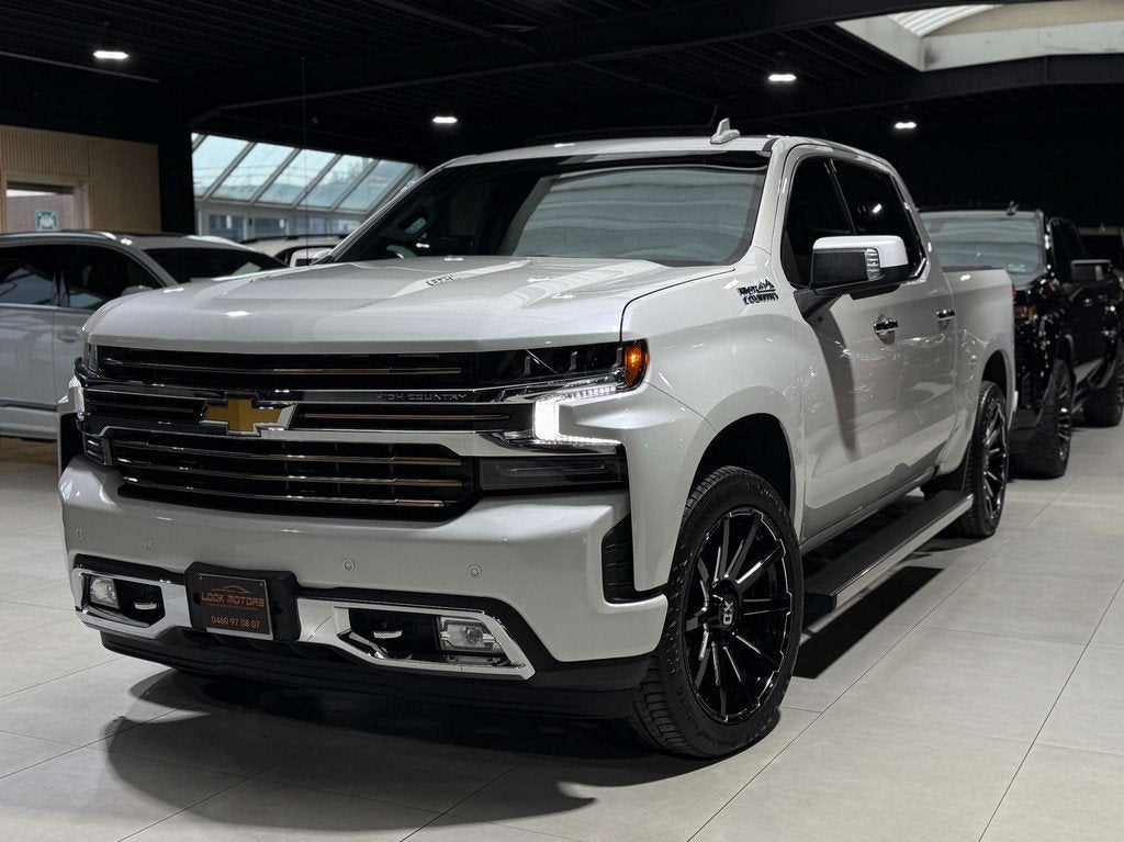 Chevrolet Silverado 6.2L V8 HIGH COUNTRY 4X4 426cv LPG full, Auto's, 4 deurs, Gebruikt, 8 cilinders, Leder