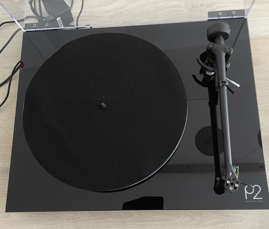 platenspeler REGA planar 2 zwarte lak, Audio, Tv en Foto, Platenspelers, Ophalen, Zo goed als nieuw, Platenspeler, Overige merken