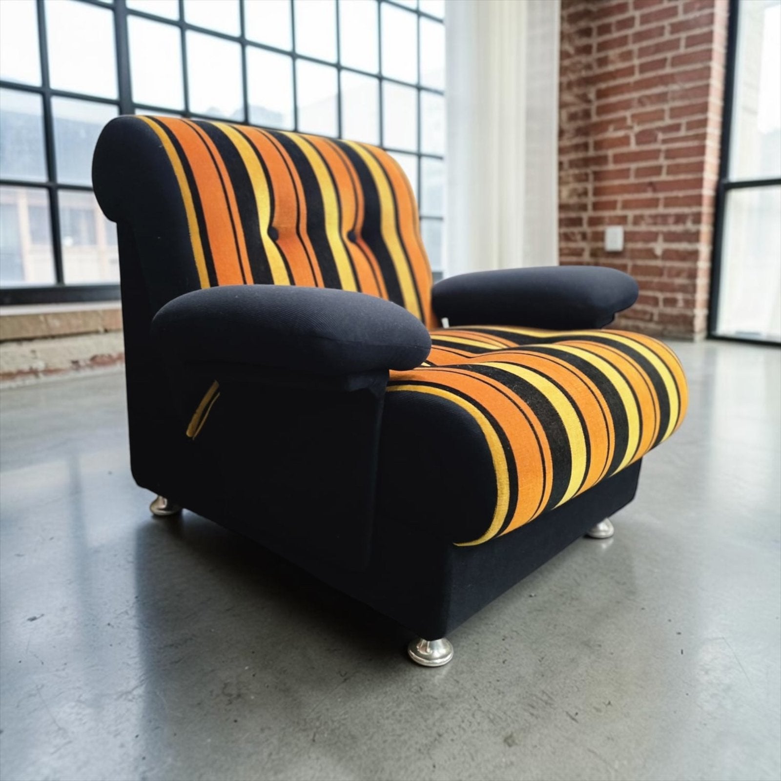 Vintage space age fauteuil / eenzit met armleuning, Ophalen